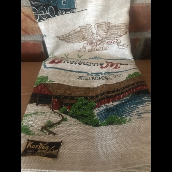 Rare Vintage 1960’s Kay Dee Pure Linen Towel - Picture 4 of 13